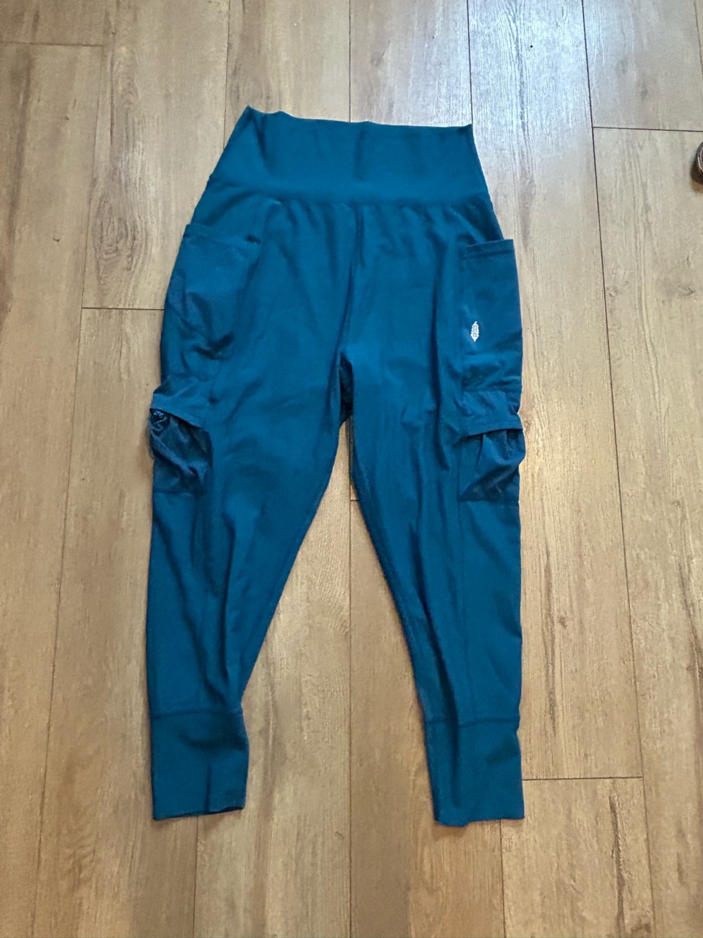 Free People Take a Hike Harem Pants Teal Size Large